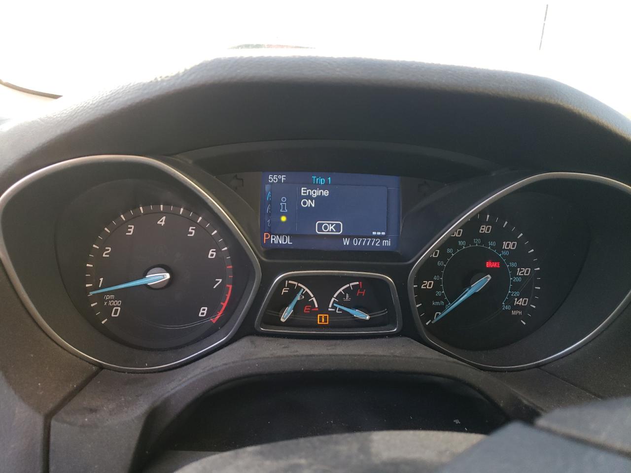 2014 Ford Focus VIN 1FADP3F25EL144033 Copart auction photo, rear end damage thumbnail 9
