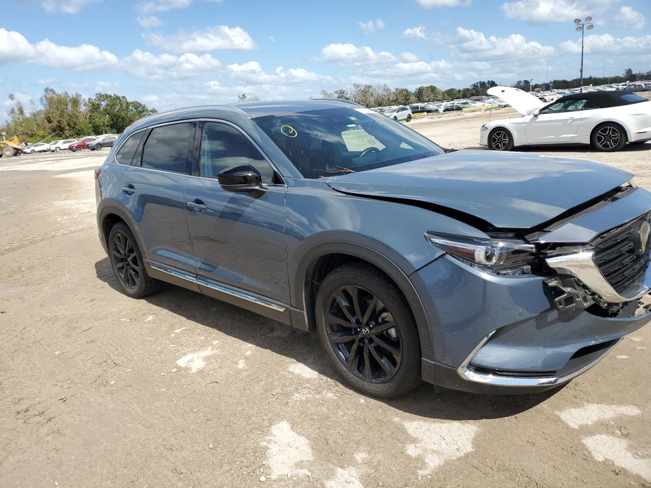 2022 Mazda CX-9 VIN JM3TCBDY8N0621209 Copart auction photo, front end damage thumbnail 4
