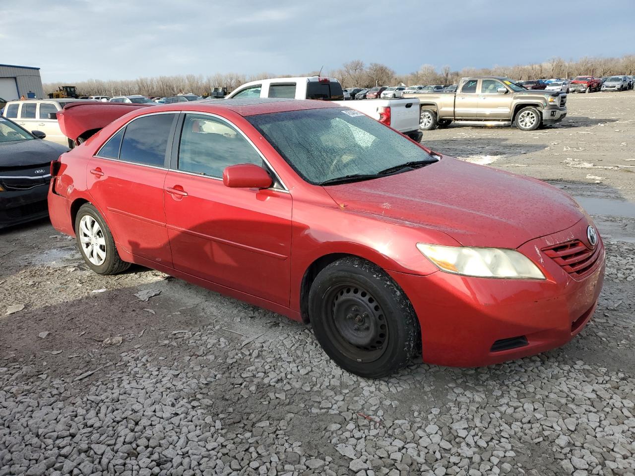 2007 Toyota Camry VIN 4T1BE46K87U043137 Copart auction photo, rear end / front end damage thumbnail 4