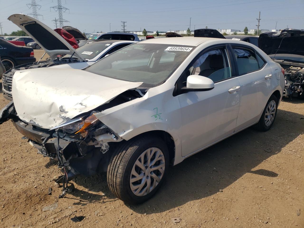 2017 Toyota Corolla VIN 5YFBURHE4HP698213