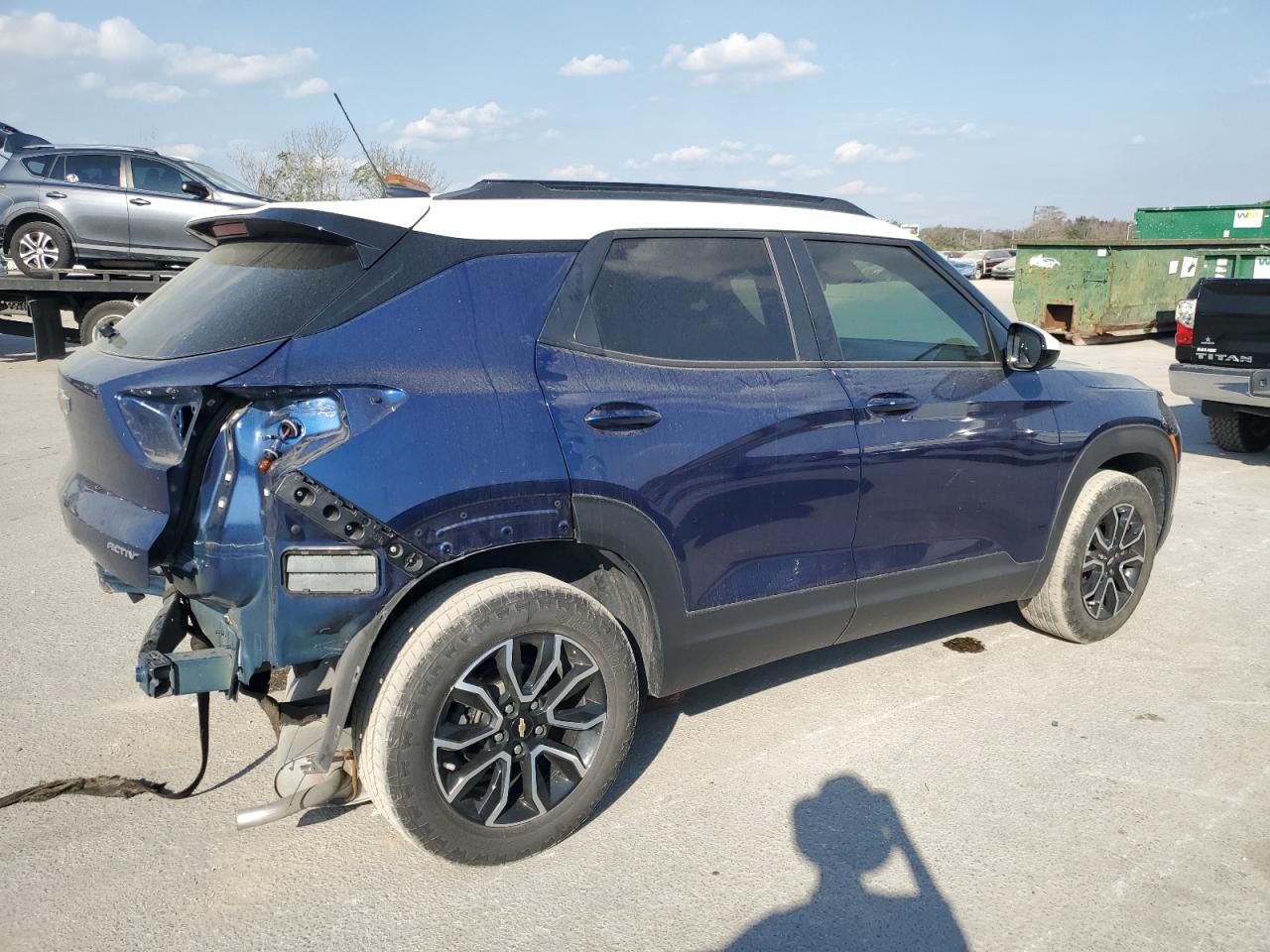 2023 Chevrolet TrailBlazer VIN KL79MVSL3PB099490 Copart auction photo, rear end damage thumbnail 3