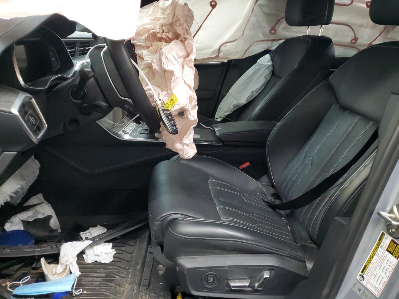 2022 Audi A6 VIN WAU92BF26NN052794 Copart auction photo, rollover / undercarriage damage thumbnail 7