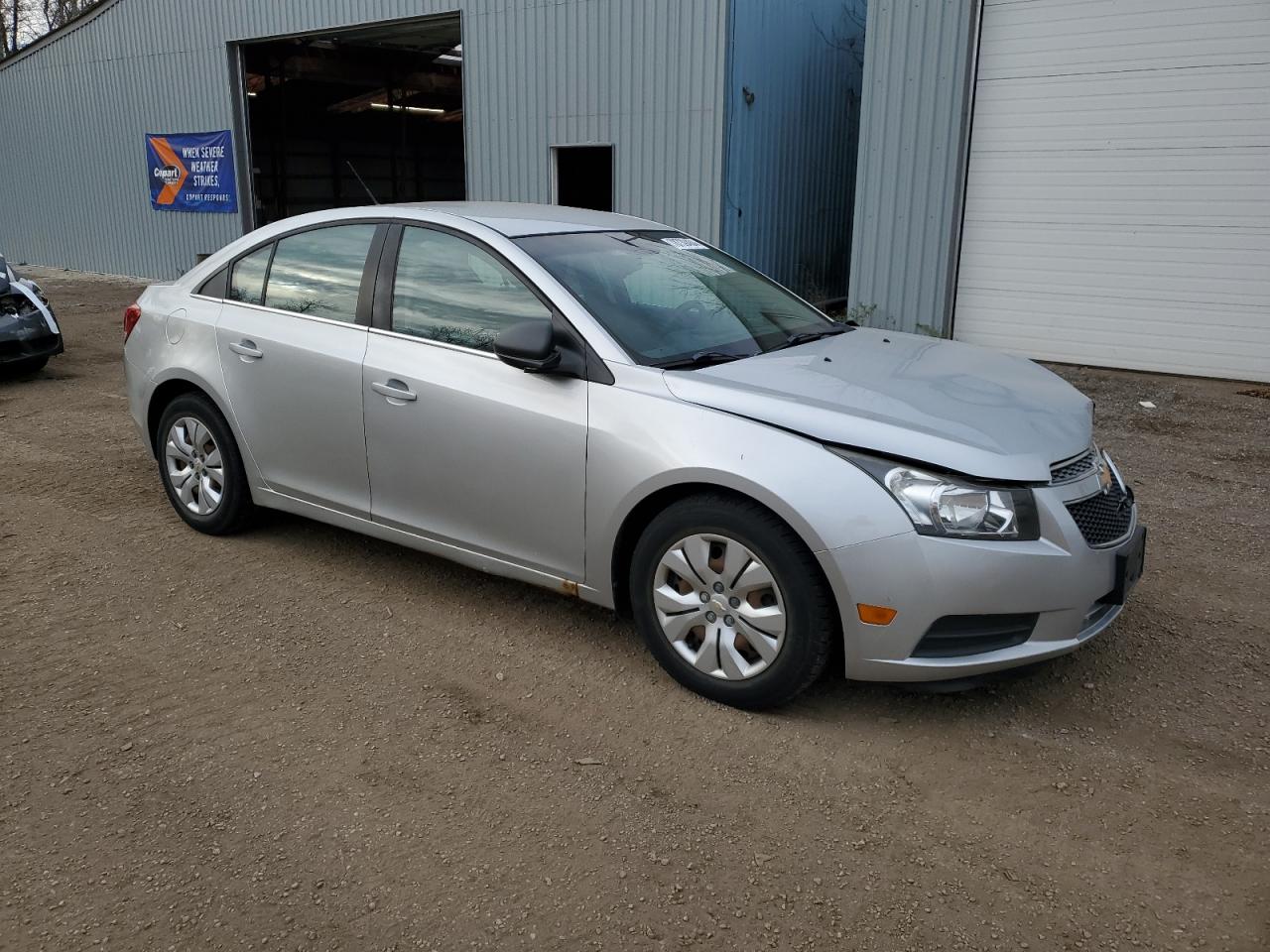 2012 Chevrolet Cruze VIN 1G1PC5SH2C7312590 Copart auction photo, front end / side damage thumbnail 4