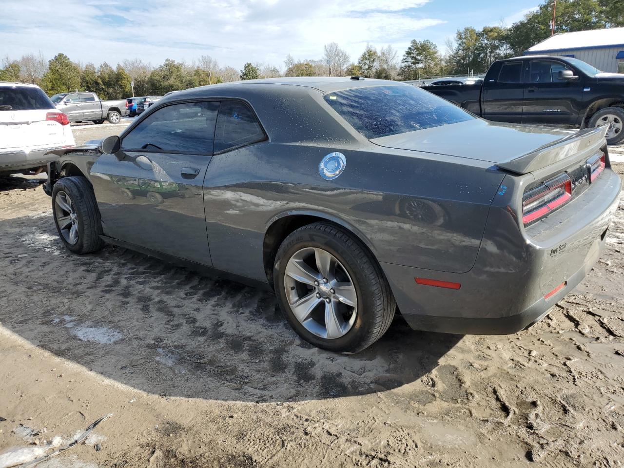 2018 Dodge Challenger VIN 2C3CDZAG3JH153054 Copart auction photo, front end / side damage thumbnail 2