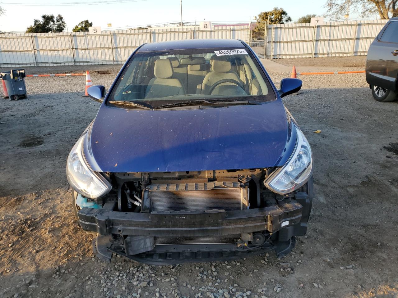 2017 Hyundai Accent VIN KMHCT4AE0HU251753 Copart auction photo, rear end / front end damage thumbnail 5