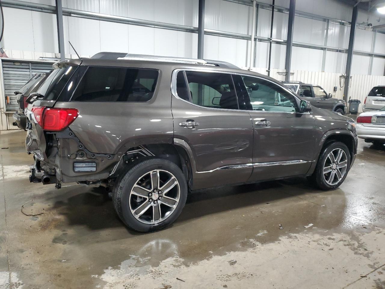 2019 GMC Acadia VIN 1GKKNXLS7KZ141988 Copart auction photo, rear end / front end damage thumbnail 3
