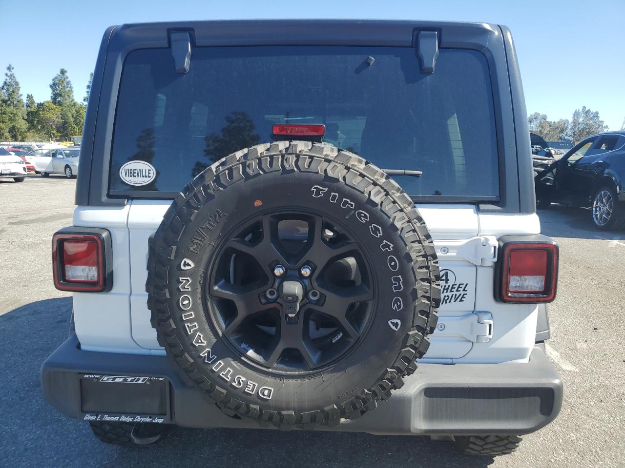 2021 Jeep Wrangler VIN 1C4HJXDG4MW636293 Copart auction photo, front end / side damage thumbnail 6