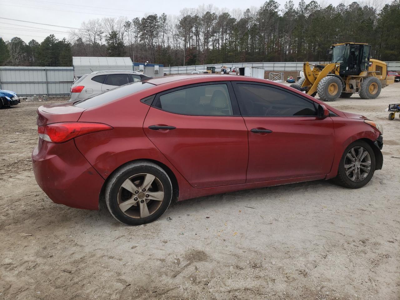 2011 Hyundai Elantra VIN KMHDH4AE5BU106690 Copart auction photo, front end / undercarriage damage thumbnail 3