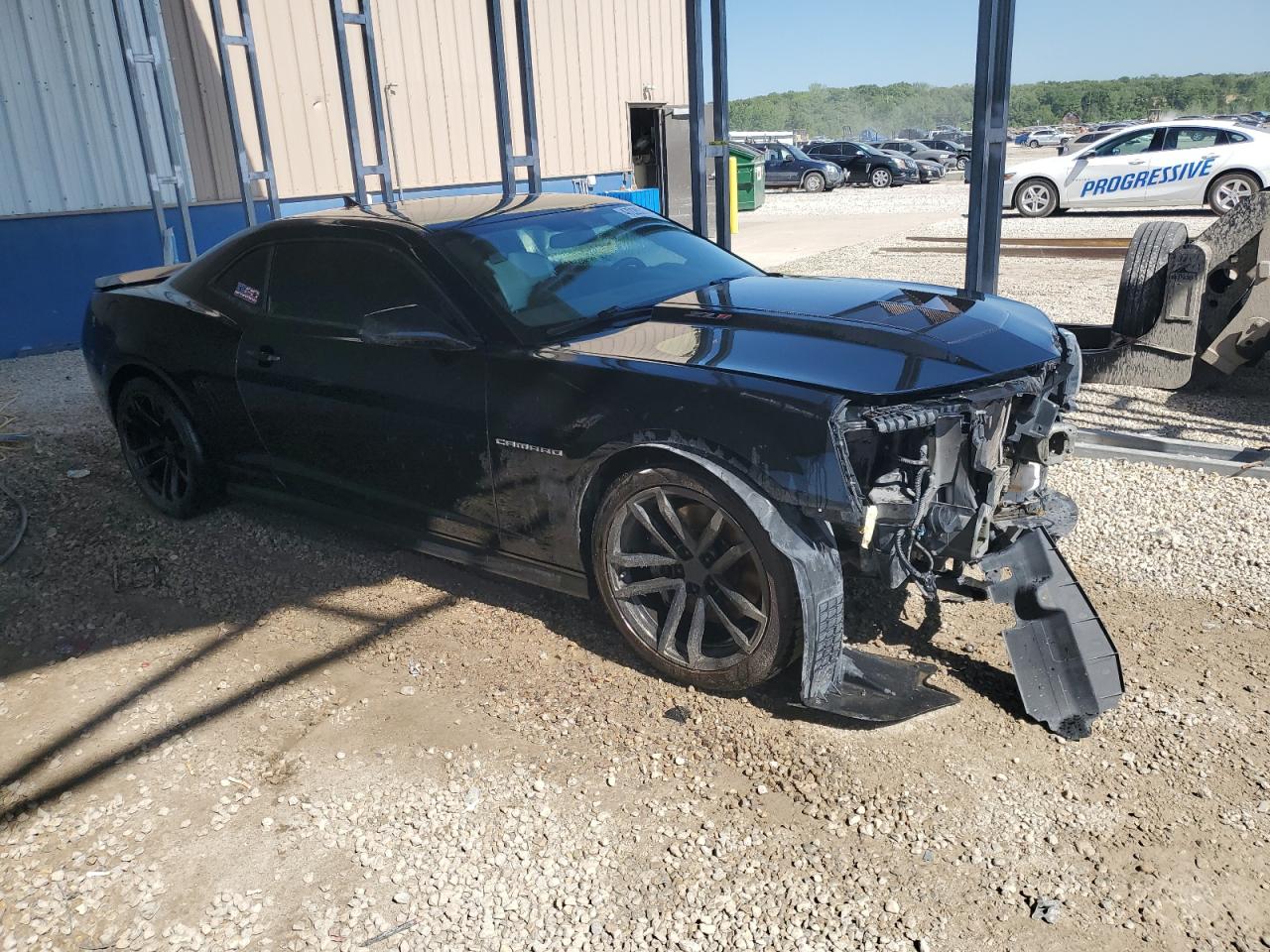 2013 Chevrolet Camaro VIN 2G1FL1EP9D9800412 Copart auction photo, front end damage thumbnail 4