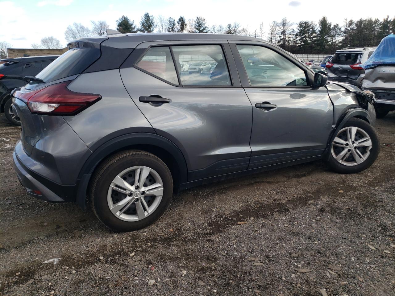 2024 Nissan Kicks VIN 3N1CP5BV7RL475842 Copart auction photo, front end / undercarriage damage thumbnail 3