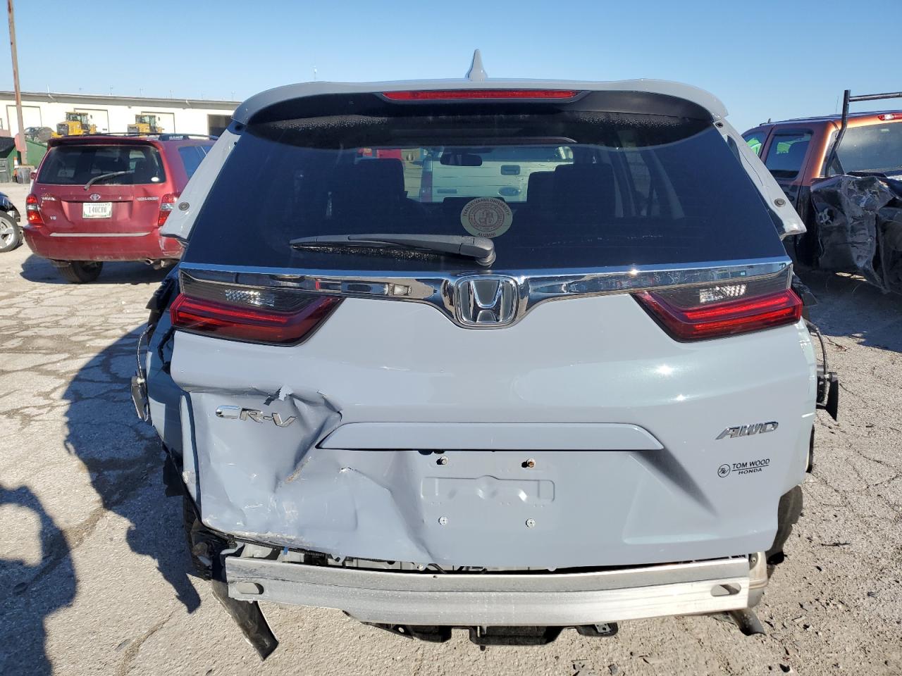 2020 Honda CR-V VIN 2HKRW2H57LH680455 Copart auction photo, rear end / minor dent/scratches damage thumbnail 6