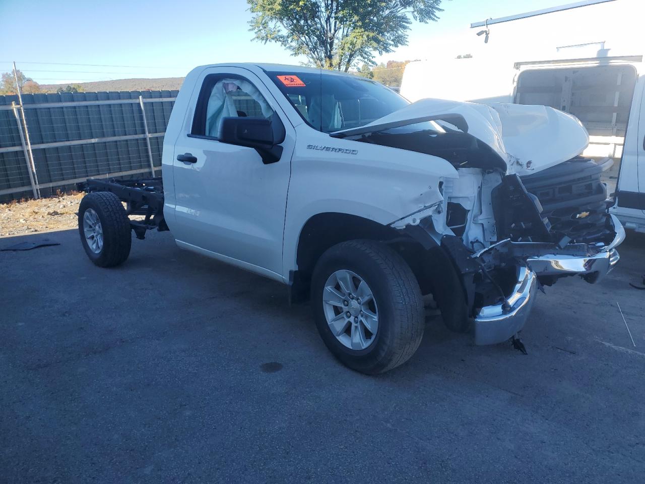 2023 Chevrolet Silverado VIN 3GCNAAED1PG184651 Copart auction photo, front end / undercarriage damage thumbnail 4