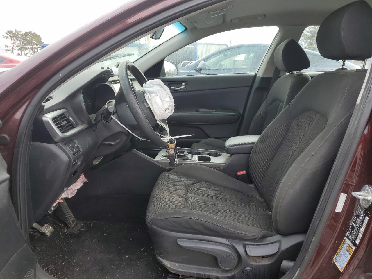 2020 KIA Optima VIN 5XXGT4L38LG411846 Copart auction photo, front end damage thumbnail 7