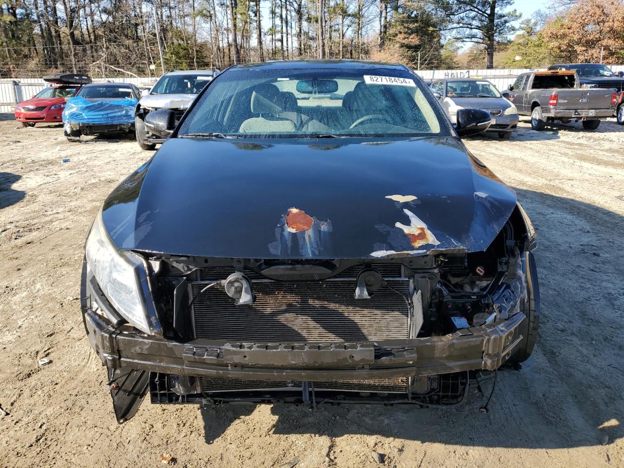 2013 KIA Optima VIN 5XXGM4A77DG221699 Copart auction photo, front end / top/roof damage thumbnail 5