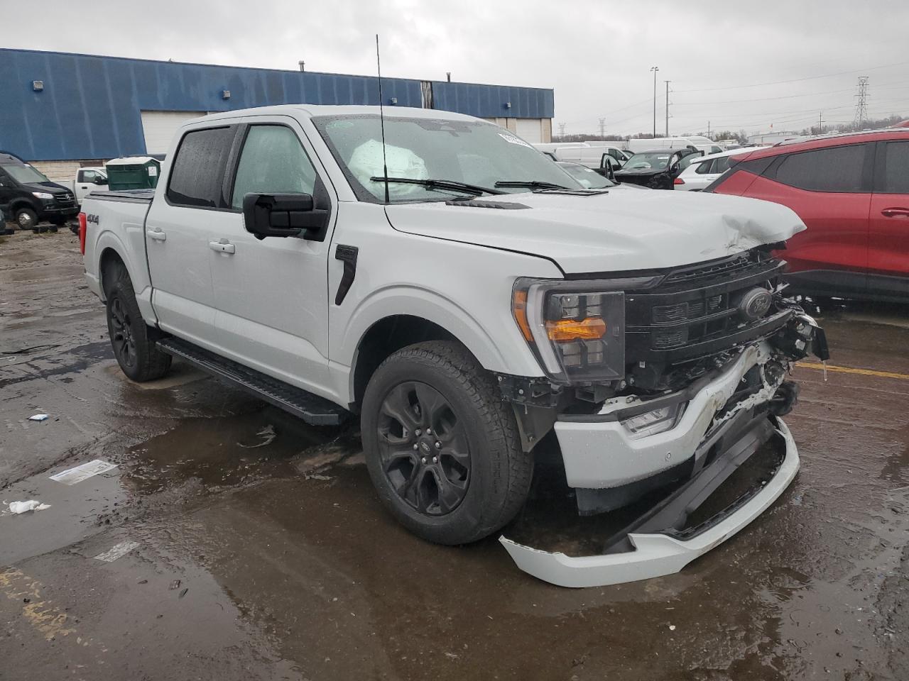 2023 Ford F-150 VIN 1FTFW1E85PFB65076 Copart auction photo, front end damage thumbnail 4