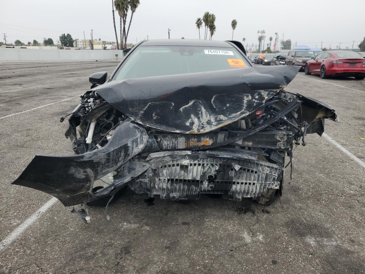 2017 Toyota Corolla VIN 5YFBURHE0HP605199 Copart auction photo, front end / minor dent/scratches damage thumbnail 5
