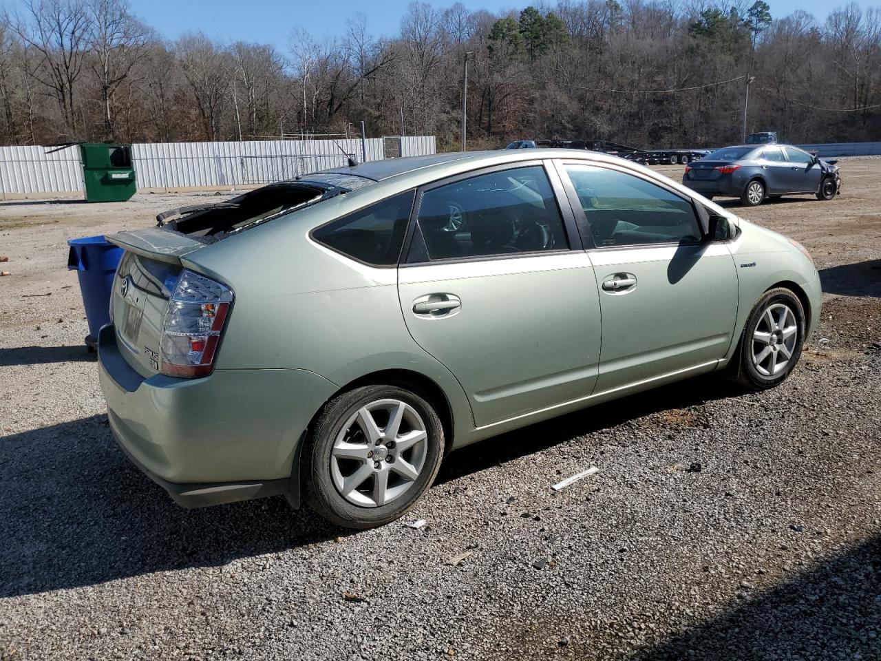 2008 Toyota Prius VIN JTDKB20U783456749 Copart auction photo, top/roof damage thumbnail 3