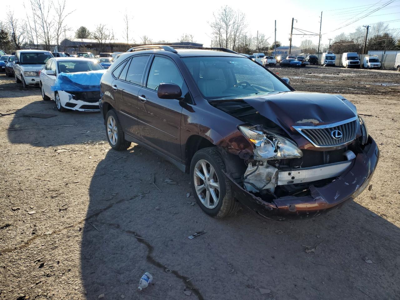 2008 Lexus RX VIN JTJHK31U582851000 Copart auction photo, front end damage thumbnail 4