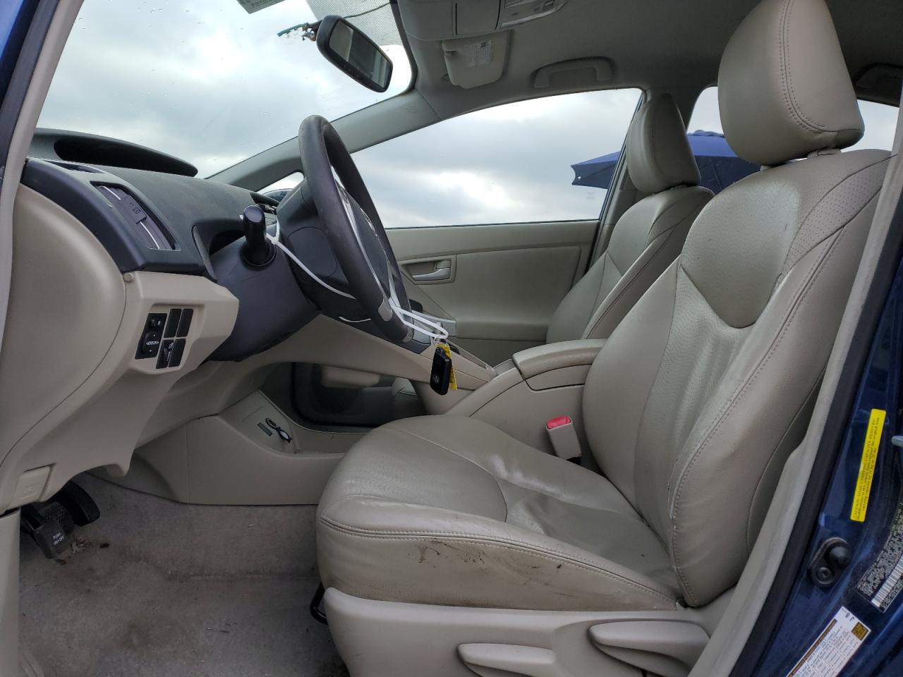 2011 Toyota Prius VIN JTDKN3DUXB0247666 Copart auction photo, front end / side damage thumbnail 7