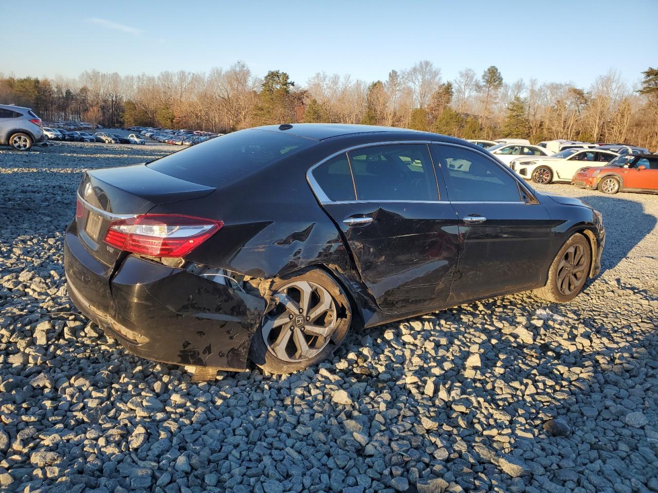 2017 Honda Accord VIN 1HGCR3F07HA027831 Copart auction photo, all over damage thumbnail 3