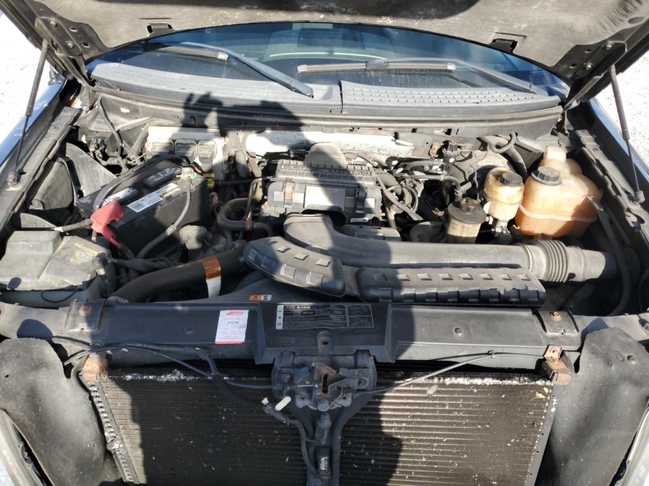 2007 Ford F-150 VIN 1FTPX14V87FB86061 Copart auction photo, all over damage thumbnail 12