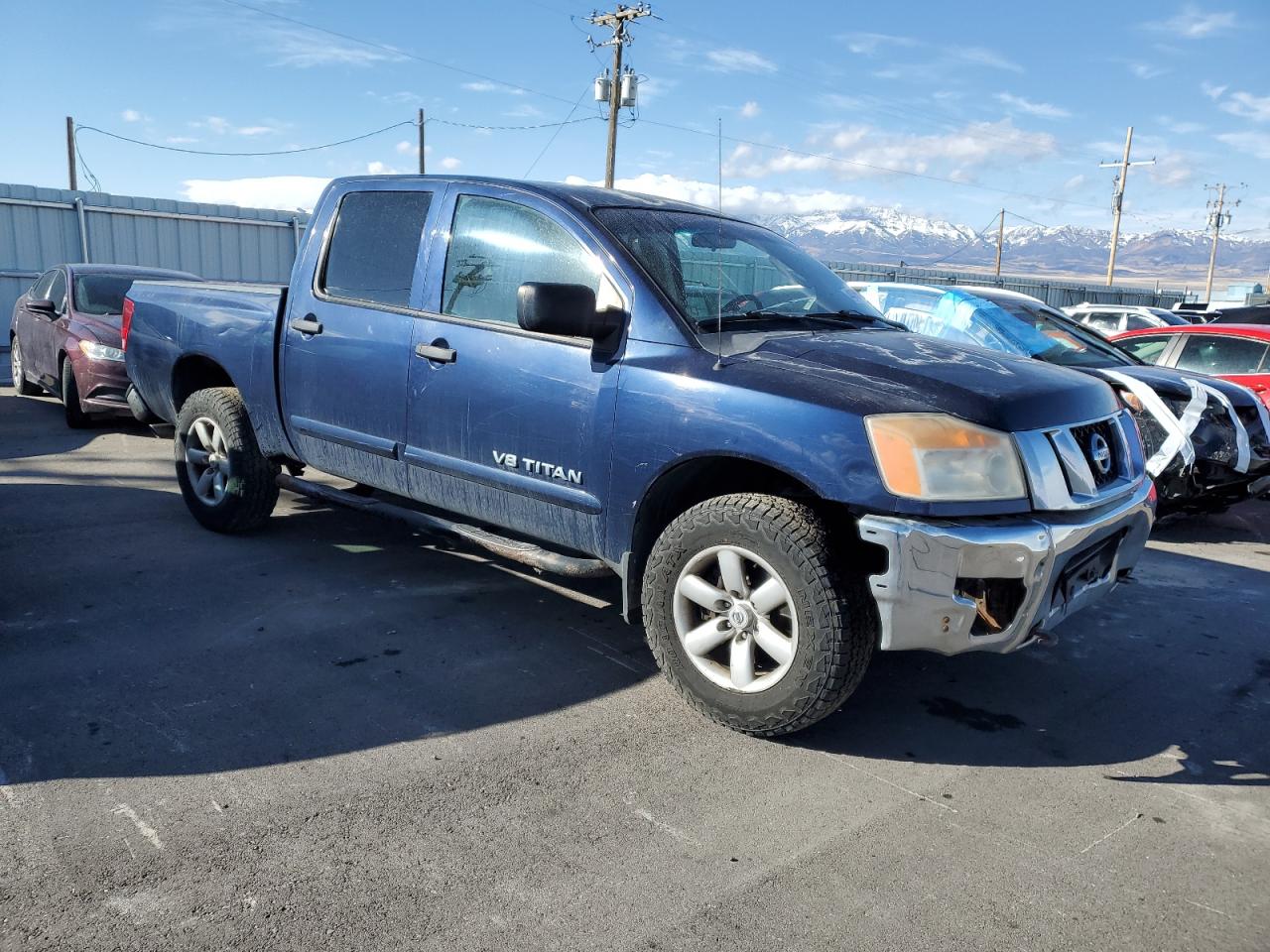 2011 Nissan Titan VIN 1N6BA0EJ5BN309733 Copart auction photo, rear end / front end damage thumbnail 4