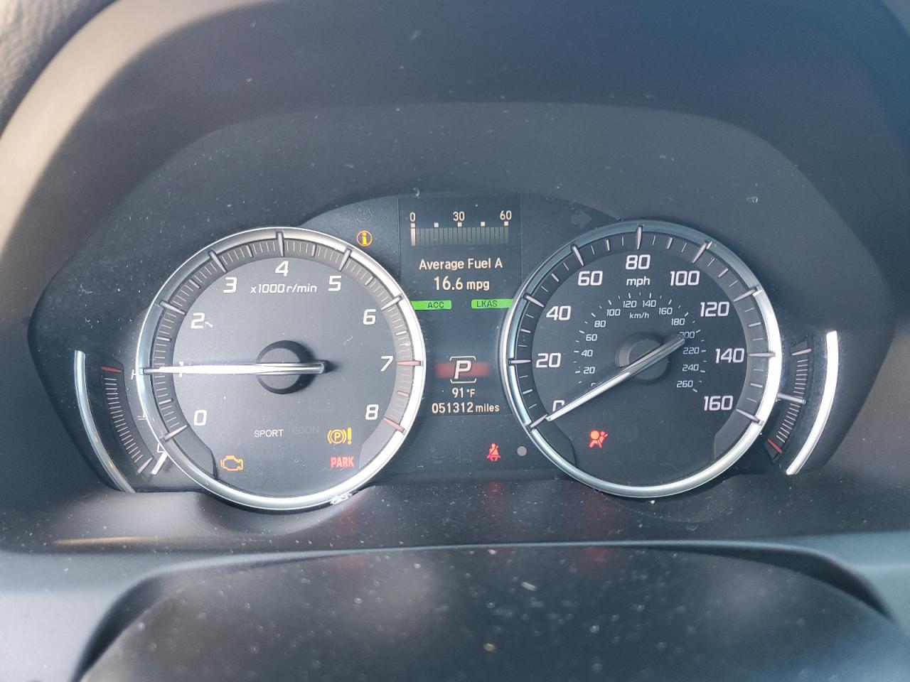 2019 Acura TLX VIN 19UUB2F48KA010565 Copart auction photo, front end damage thumbnail 9