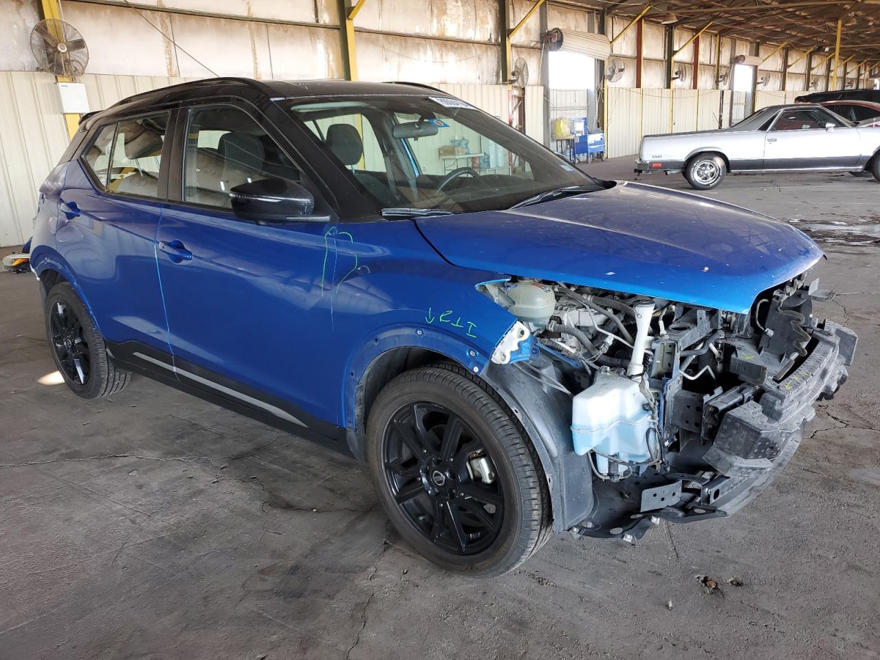 2021 Nissan Kicks VIN 3N1CP5DV6ML564906 Copart auction photo, rear end / front end damage thumbnail 4