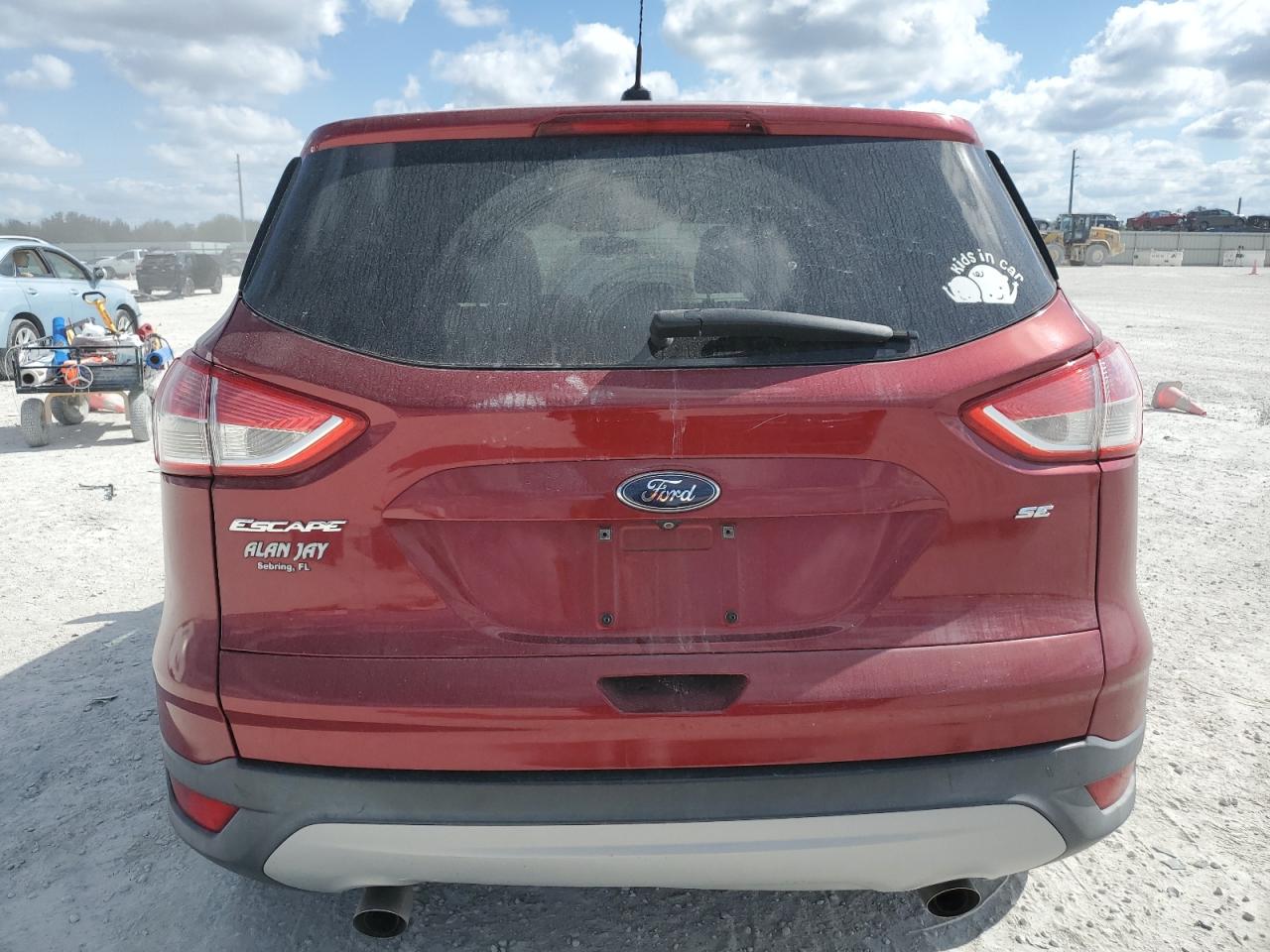 2016 Ford Escape VIN 1FMCU0G76GUB66977 Copart auction photo, front end damage thumbnail 6