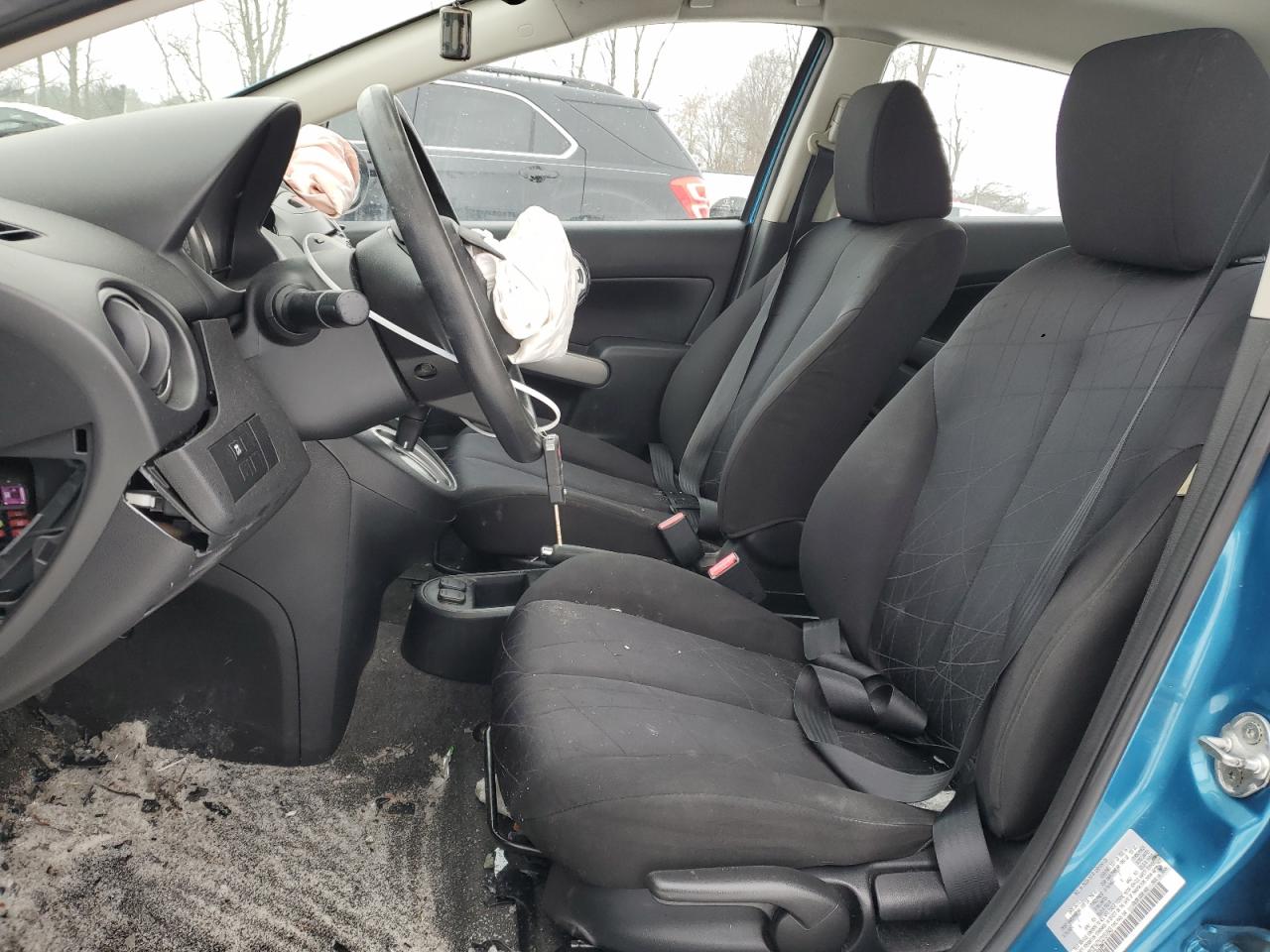 2012 Mazda 2 VIN JM1DE1KZ1C0151843 Copart auction photo, front end damage thumbnail 7