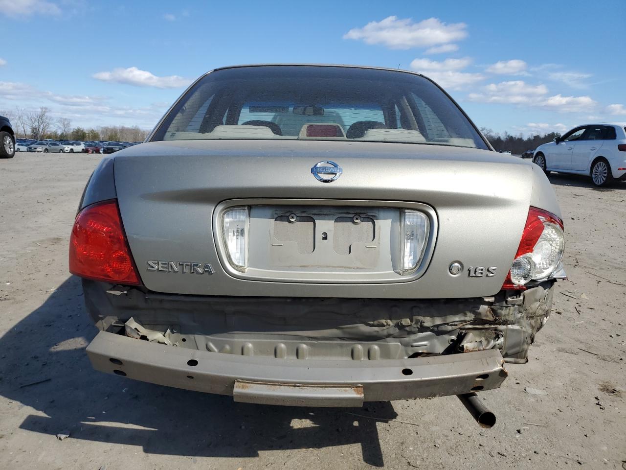 2004 Nissan Sentra VIN 3N1CB51D74L472844 Copart auction photo, rear end damage thumbnail 6