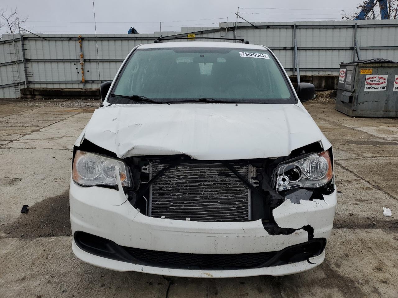 2014 Dodge Caravan VIN 2C4RDGBG9ER167064 Copart auction photo, front end damage thumbnail 5