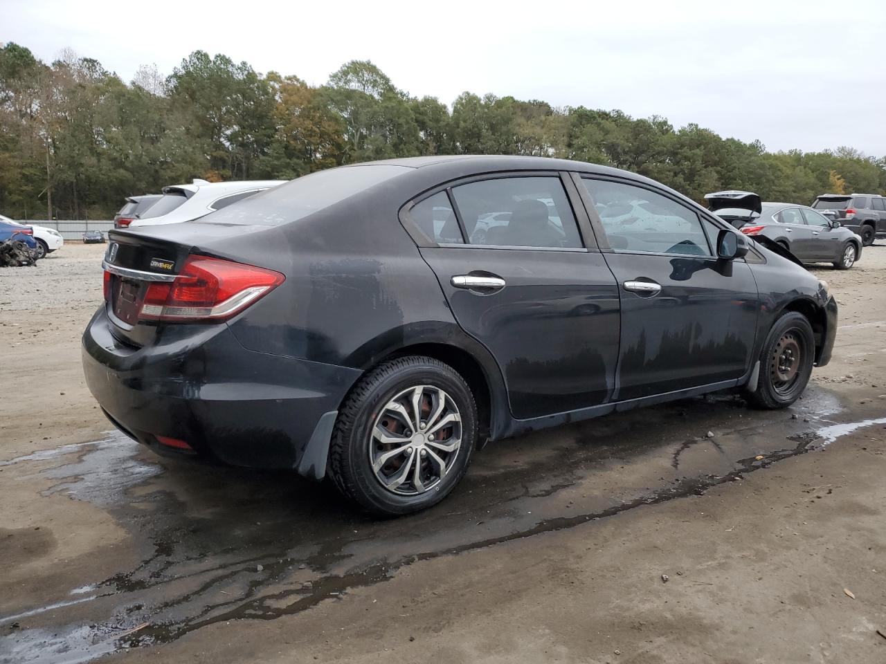 2013 Honda Civic VIN 19XFB2F55DE218855 Copart auction photo, front end damage thumbnail 3