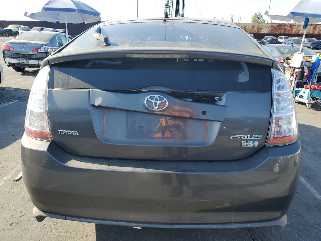 2008 Toyota Prius VIN JTDKB20U283348099 Copart auction photo, front end / all over damage thumbnail 6