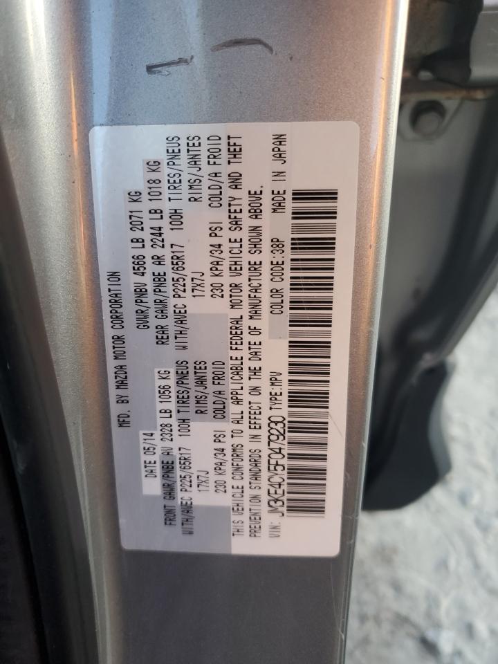 2015 Mazda CX-5 VIN JM3KE4CY5F0479230 Copart auction photo, front end damage thumbnail 13