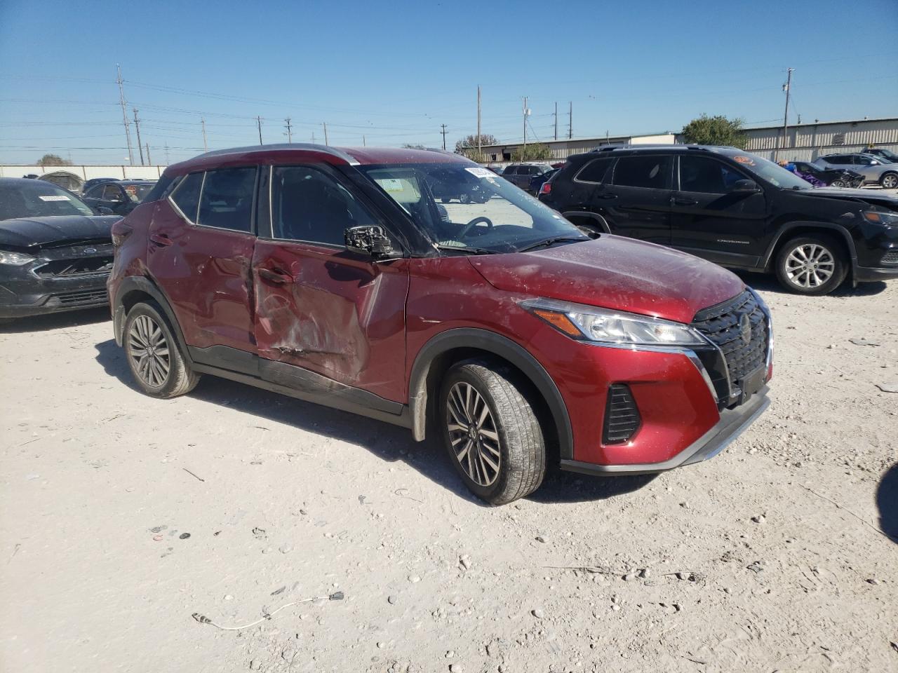2021 Nissan Kicks VIN 3N1CP5CV8ML554069 Copart auction photo, side damage thumbnail 4