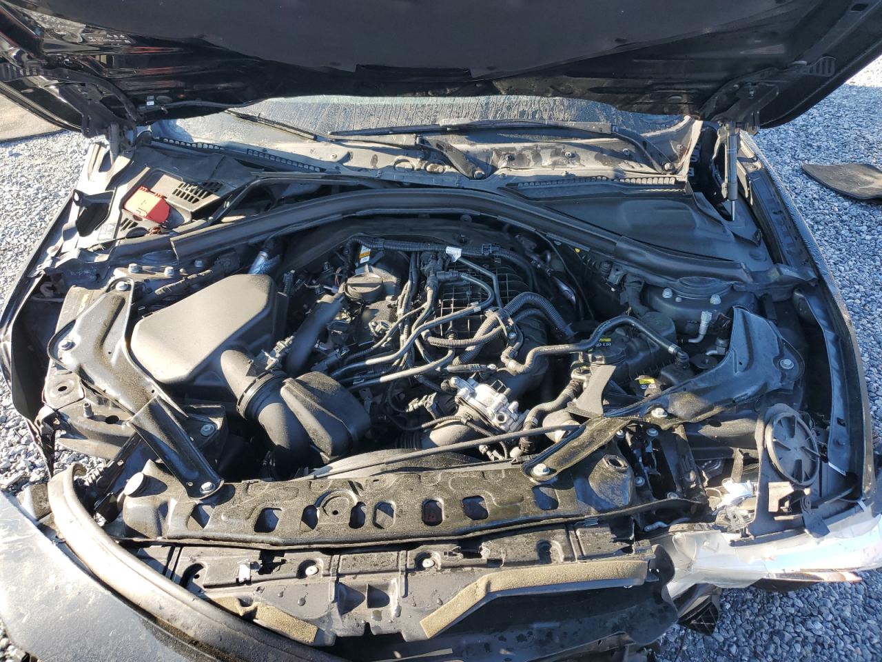 2017 BMW 4er VIN WBA4U7C3XH5J55123 Copart auction photo, front end / side damage thumbnail 12