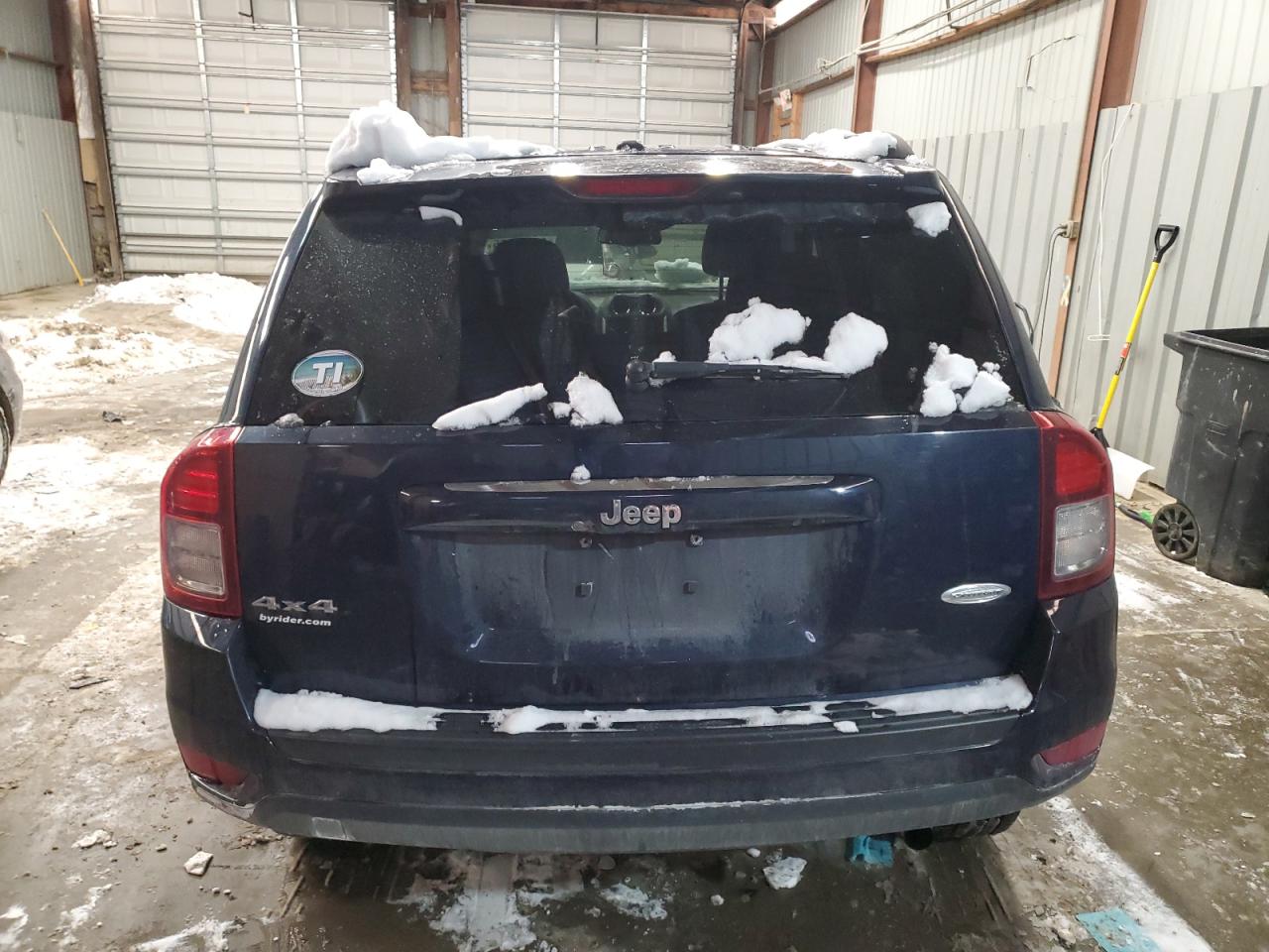 2015 Jeep Compass VIN 1C4NJDEBXFD394998 Copart auction photo, side damage thumbnail 6