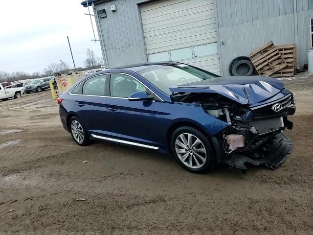2016 Hyundai Sonata VIN 5NPE34AFXGH295077 Copart auction photo, front end / minor dent/scratches damage thumbnail 14