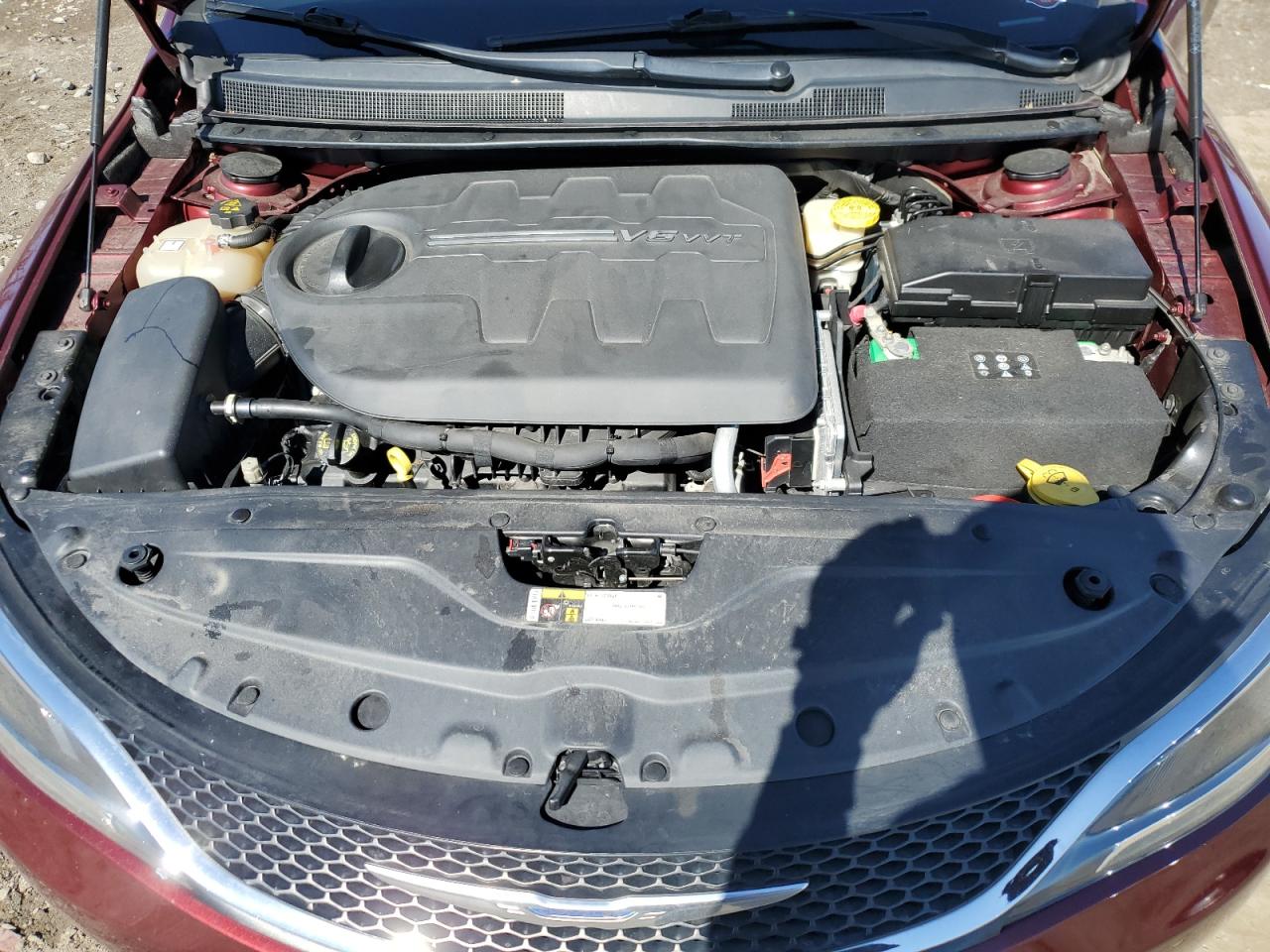 2016 Chrysler 200 VIN 1C3CCCCG2GN135402 Copart auction photo, side damage thumbnail 11