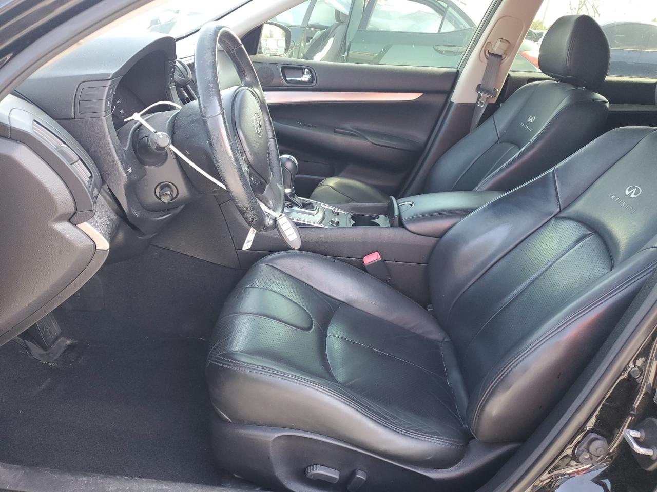 2013 Infiniti G VIN JN1CV6AP8DM718281 Copart auction photo, side / front end damage thumbnail 7