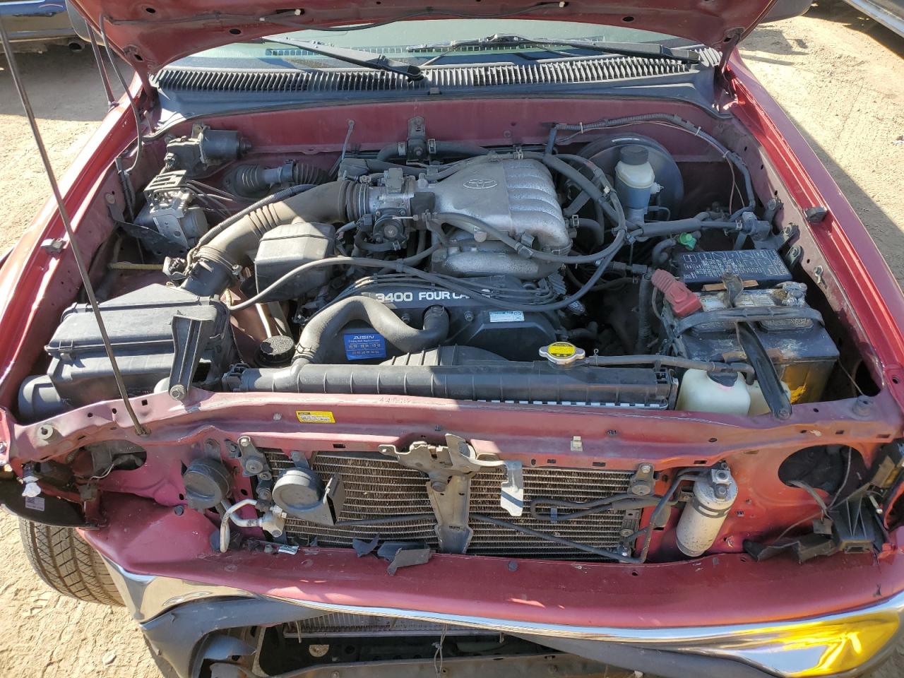 2004 Toyota Tacoma VIN 5TEWN72N54Z349027 Copart auction photo, front end damage thumbnail 12