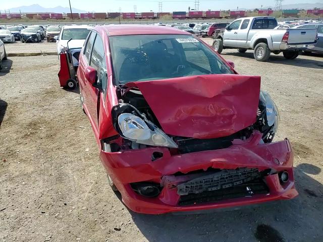 2010 Honda Fit VIN JHMGE8H40AC040342 Copart auction photo, front end / frame damage damage thumbnail 11