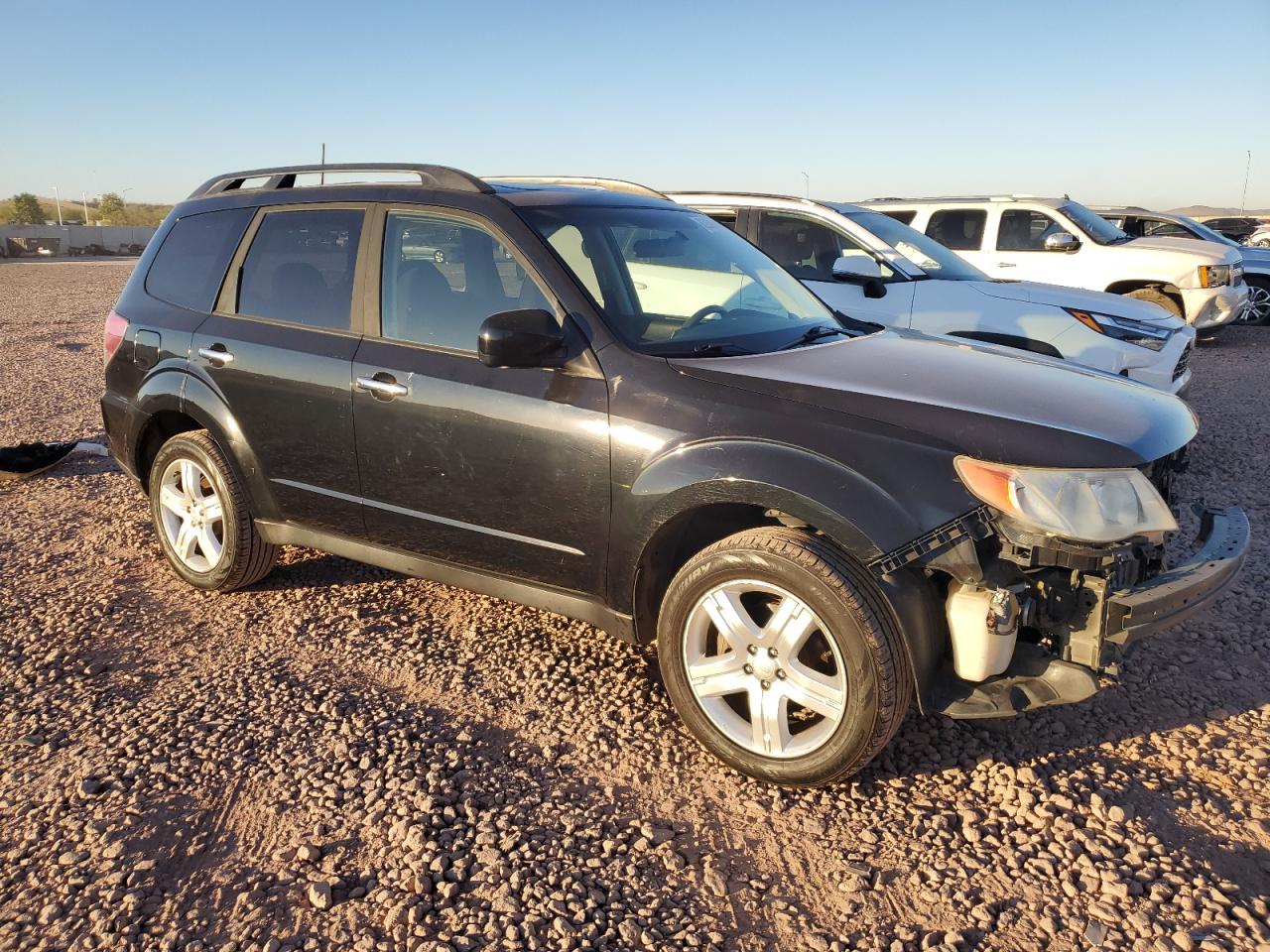 2010 Subaru Forester VIN JF2SH6CC6AH700166 Copart auction photo, front end damage thumbnail 4