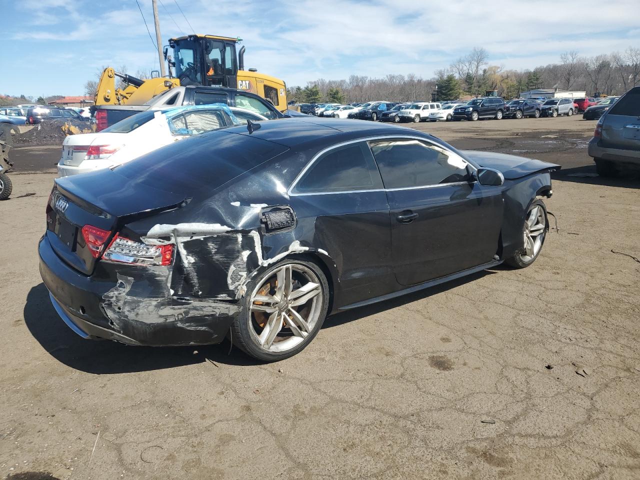 2010 Audi RS5 VIN WAUVVAFR8AA052567 Copart auction photo, all over / rear end damage thumbnail 3