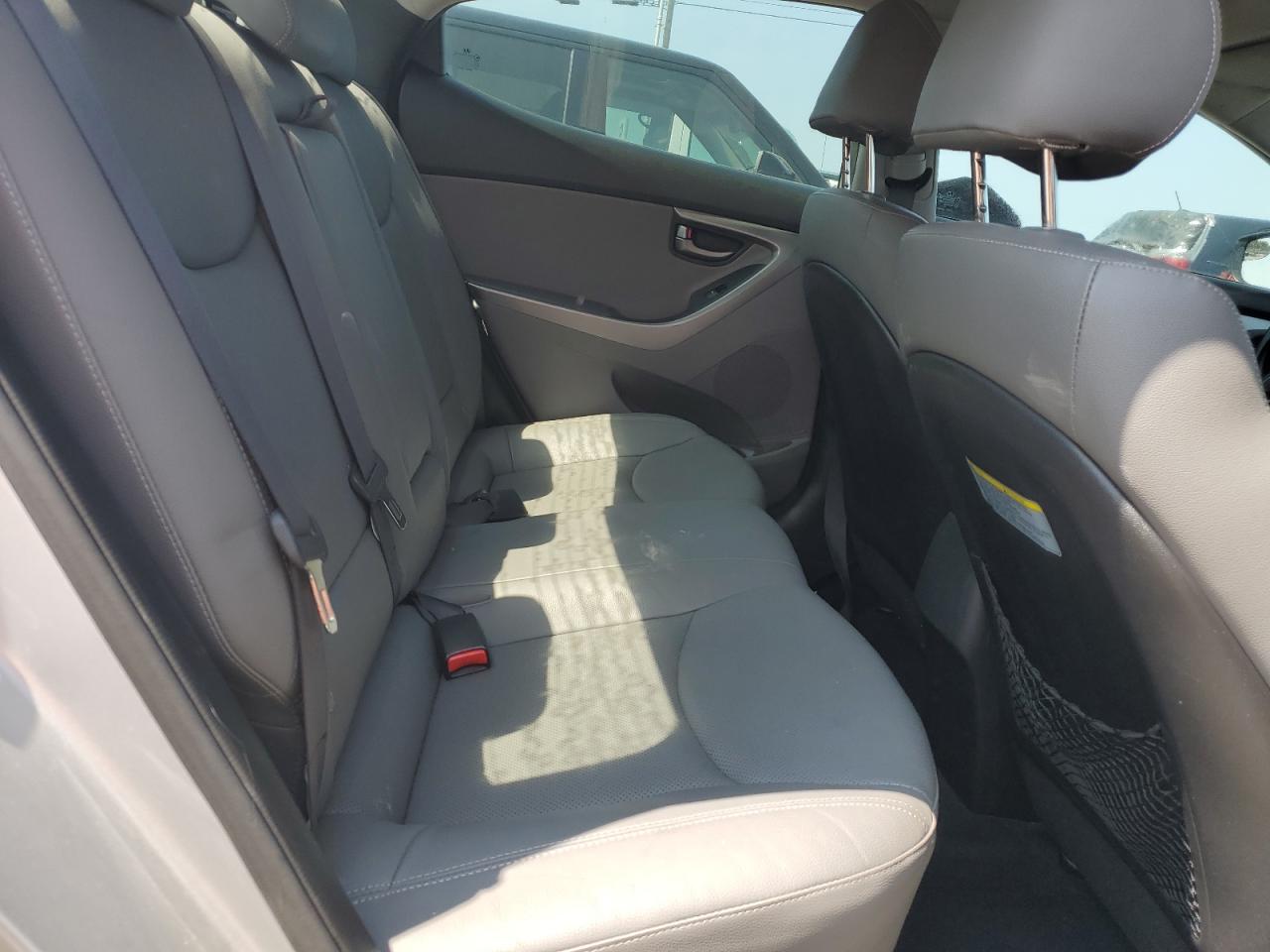 2014 Hyundai Elantra VIN KMHDH4AHXEU069165 Copart auction photo, rollover damage thumbnail 10