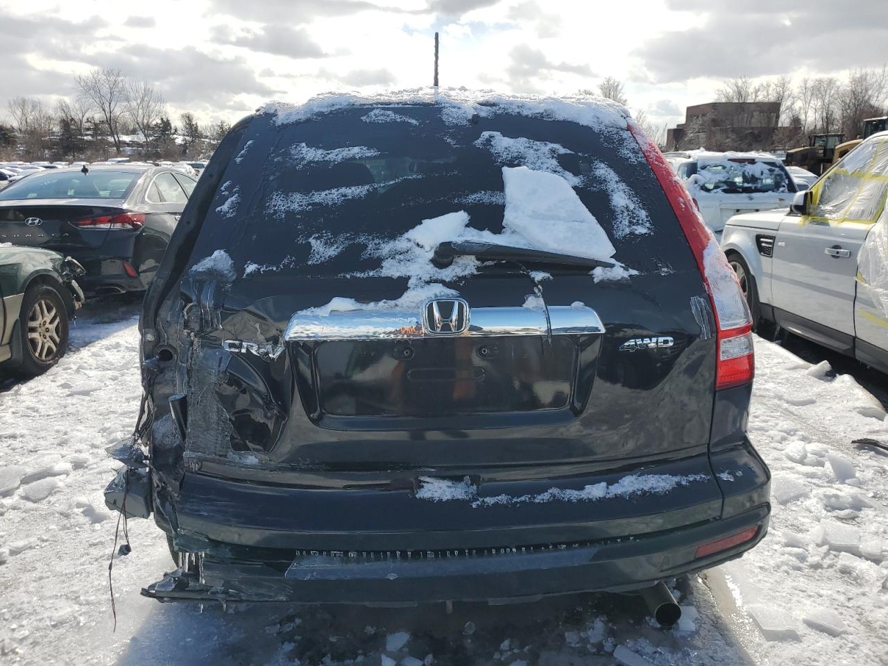 2011 Honda CR-V VIN JHLRE4H76BC016239 Copart auction photo, rear end damage thumbnail 6