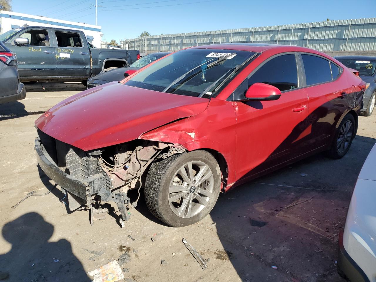 2017 Hyundai Elantra VIN KMHD84LF6HU237481