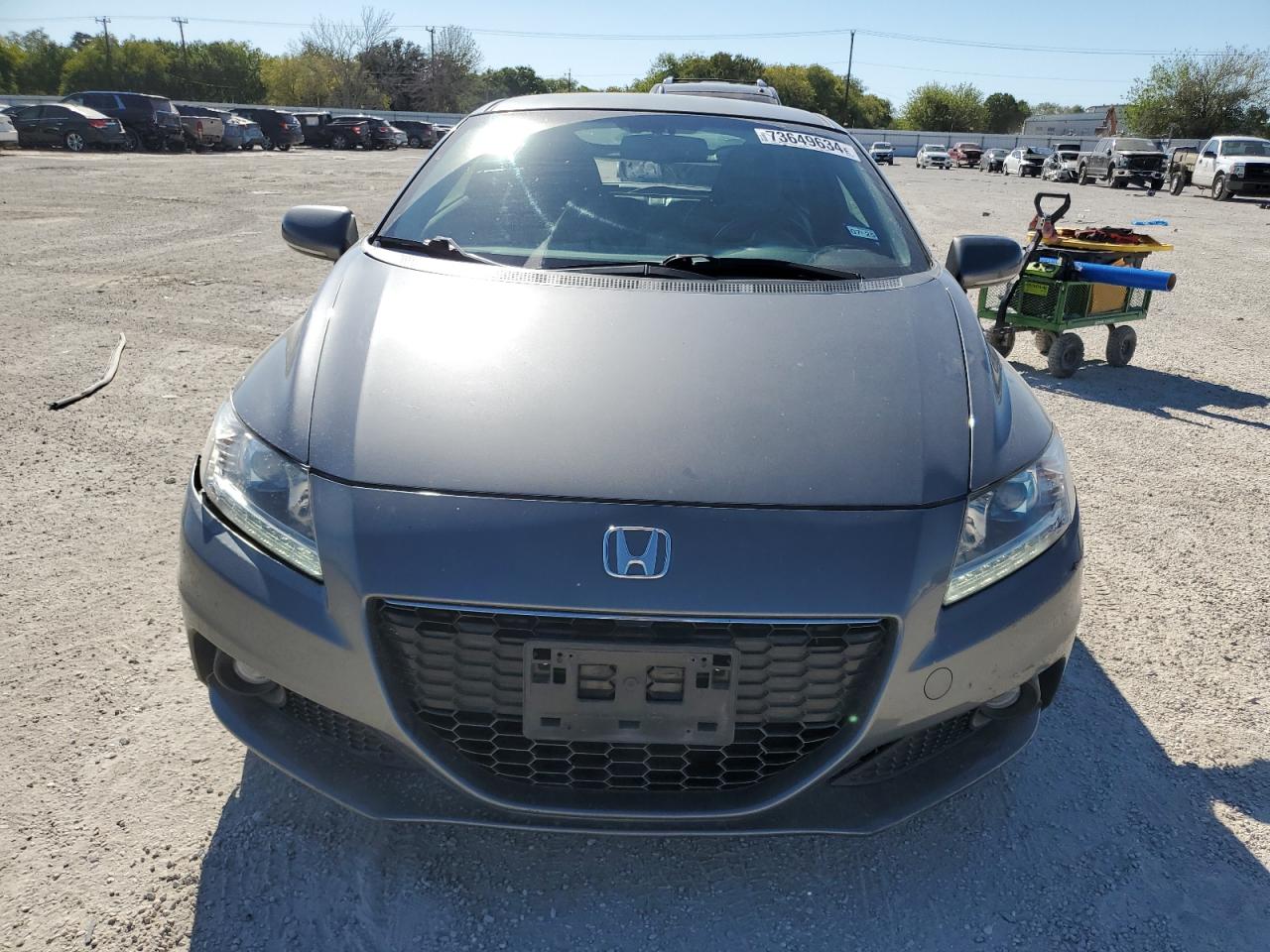 2013 Honda CR-Z VIN JHMZF1D64DS000943 Copart auction photo, all over damage thumbnail 5