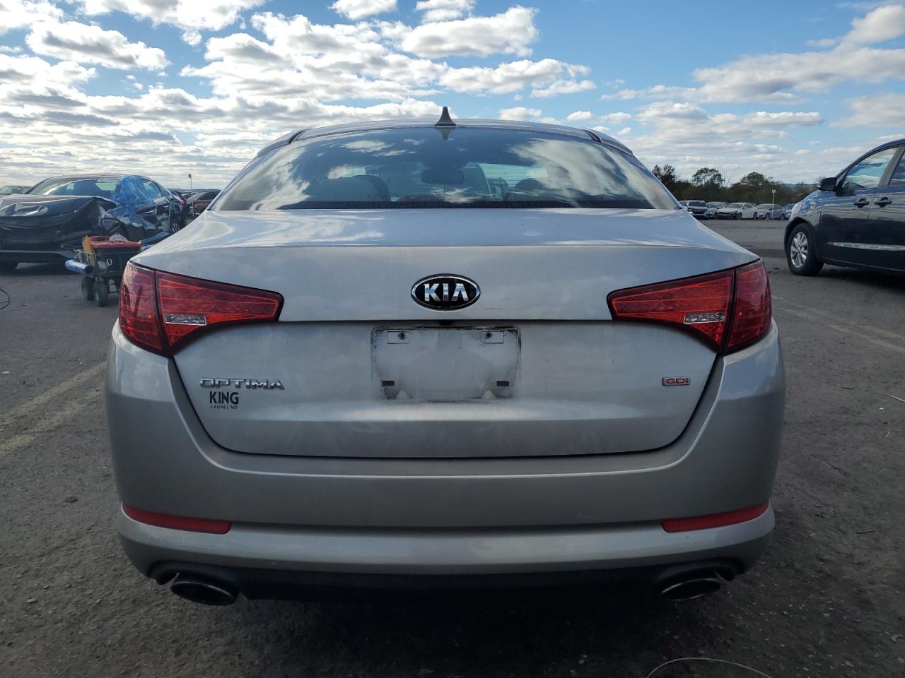 2013 KIA Optima VIN KNAGM4A7XD5371985 Copart auction photo, front end / undercarriage damage thumbnail 6